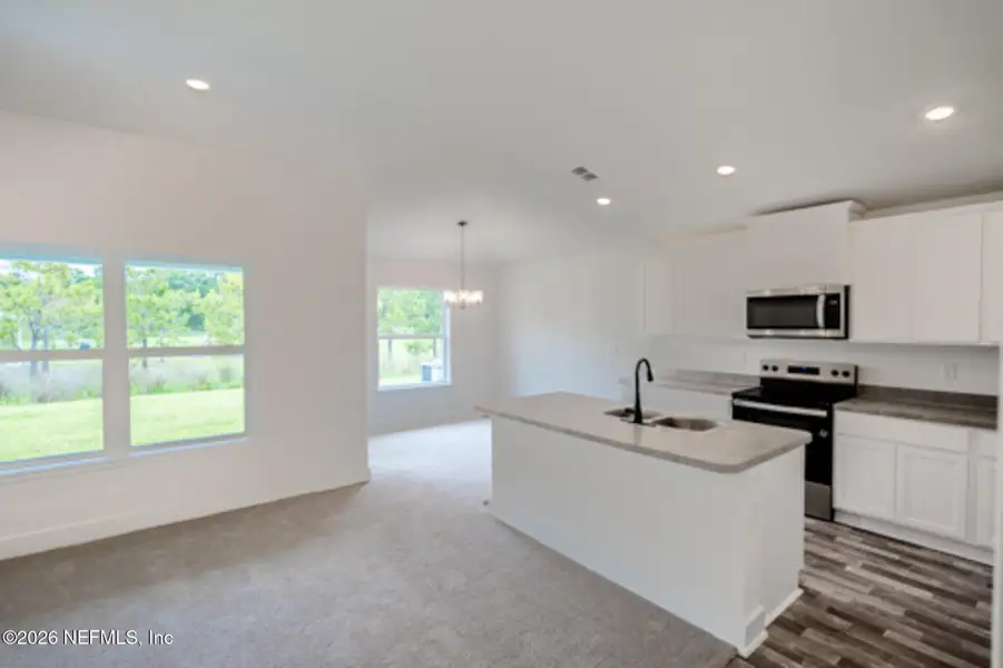 Furnished interior view inside a new home in Summerglen, Jacksonville (Image 6).