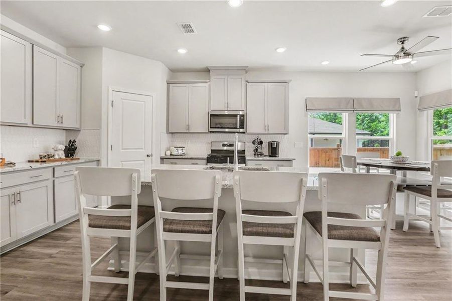 Furnished interior view inside a new home in , Canton (Image 28).