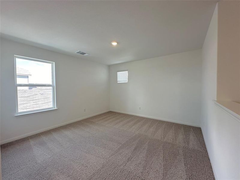 Enjoy this flex space as a game room, a play room for the kids, a second sitting area, a home office and more.