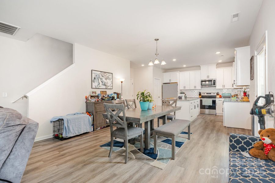 Furnished interior view inside a new home in , Gastonia (Image 16). Furnished interior view inside a new home in , Gastonia (Image 16).
