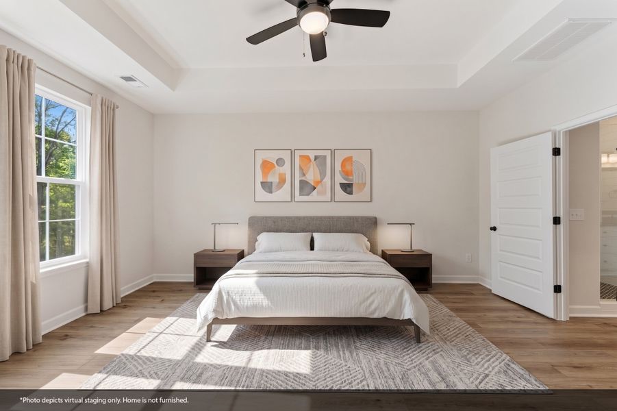 Furnished interior view inside a new home in Timberland Grove, Anderson (Image 10).