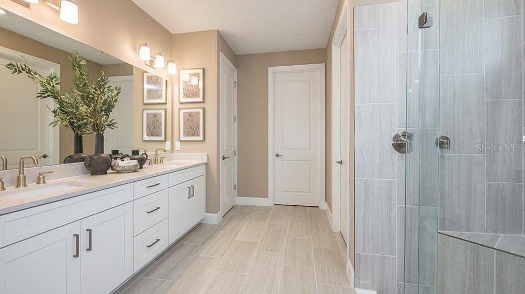 Furnished interior view inside a new home in Center Lake Ranch Community Group Page, St. Cloud (Image 11).