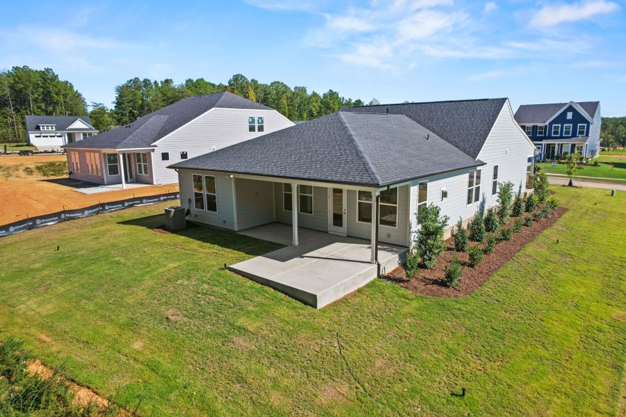 Exterior details and patio area of a home in Kinsdale, Lancaster (Image 3).