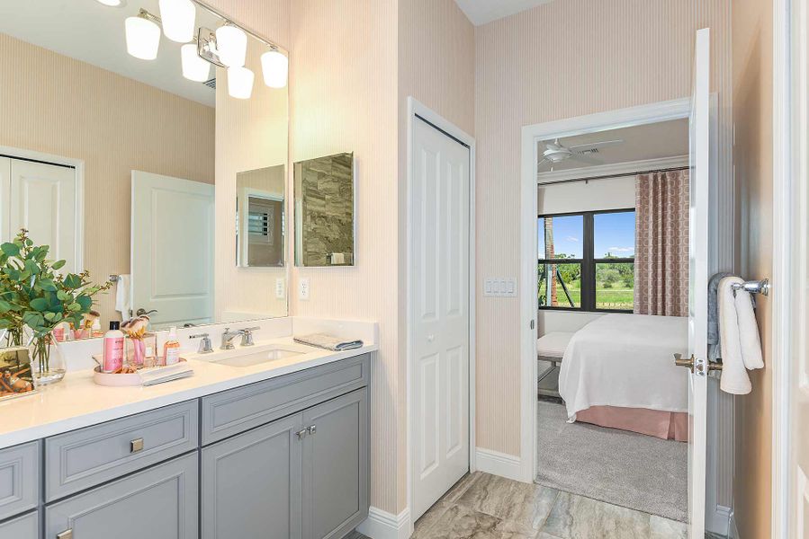 Furnished interior view inside a new home in Windward, Sarasota (Image 11).