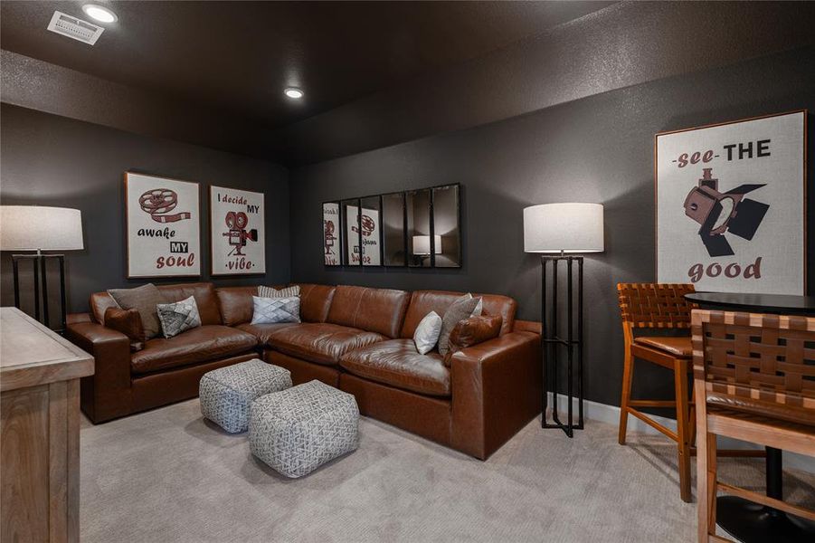 Beazer Homes Wildflower Ranch Brenham Floorplan. This is not a photo of the actual home, but is a photo of the Brenham floorplan.