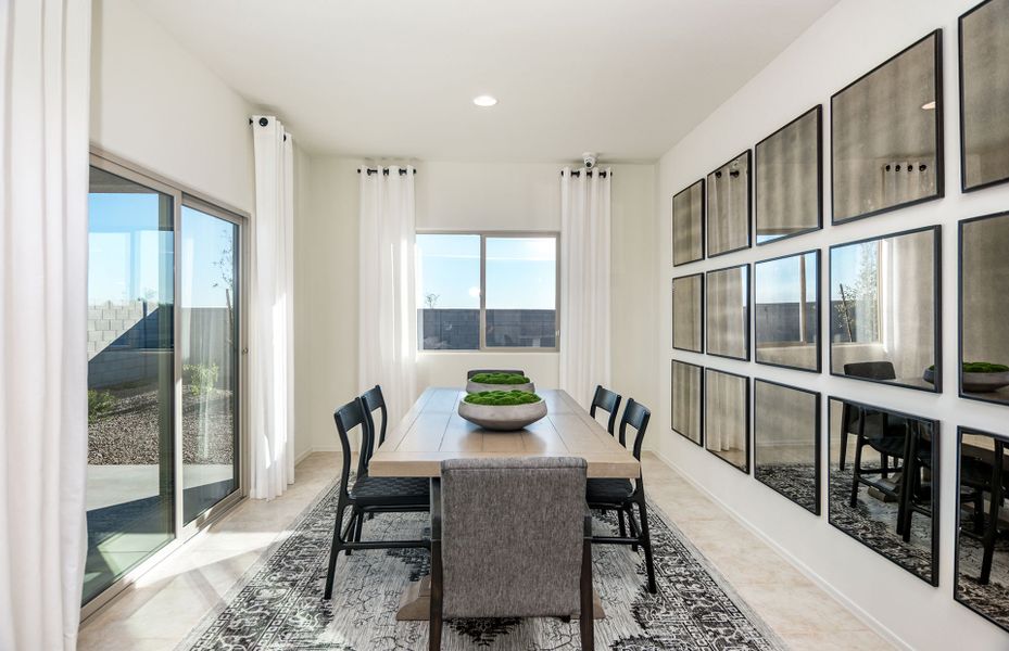 Representative furnished interior of a home built from the Lavender by Centex in Entrada La Coraza at Rancho Sahuarita, Sahuarita (Image 6).