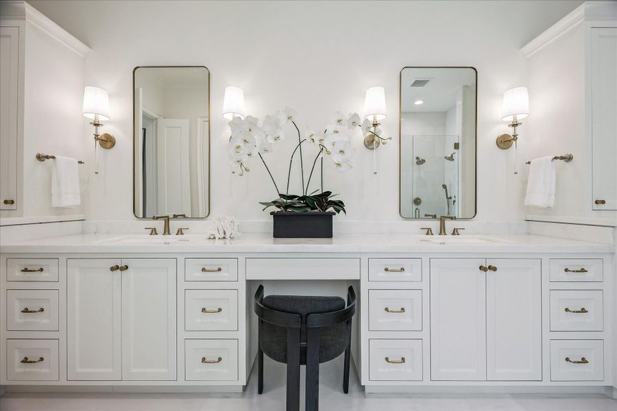 Furnished interior view inside a new home in , Houston (Image 9).