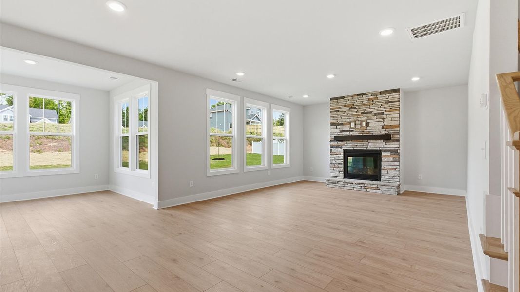 Furnished interior view inside a new home in The Reserve at Livingston Park, Easley (Image 18).