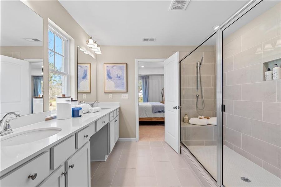 Furnished interior view inside a new home in Bowers Farm, McDonough (Image 17).