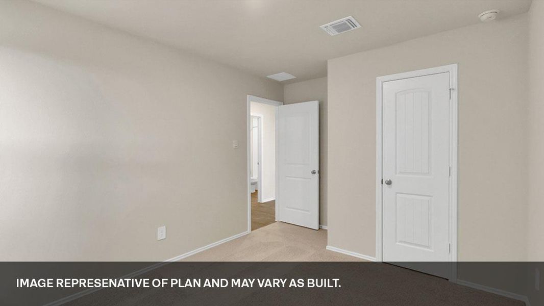 Spacious, unfurnished interior of a new home in Prairie Lakes, Buda (Image 13).