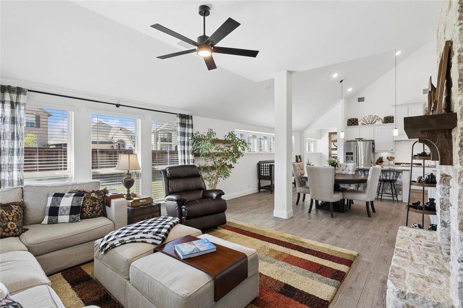 Furnished interior view inside a new home in , Fort Worth (Image 9).