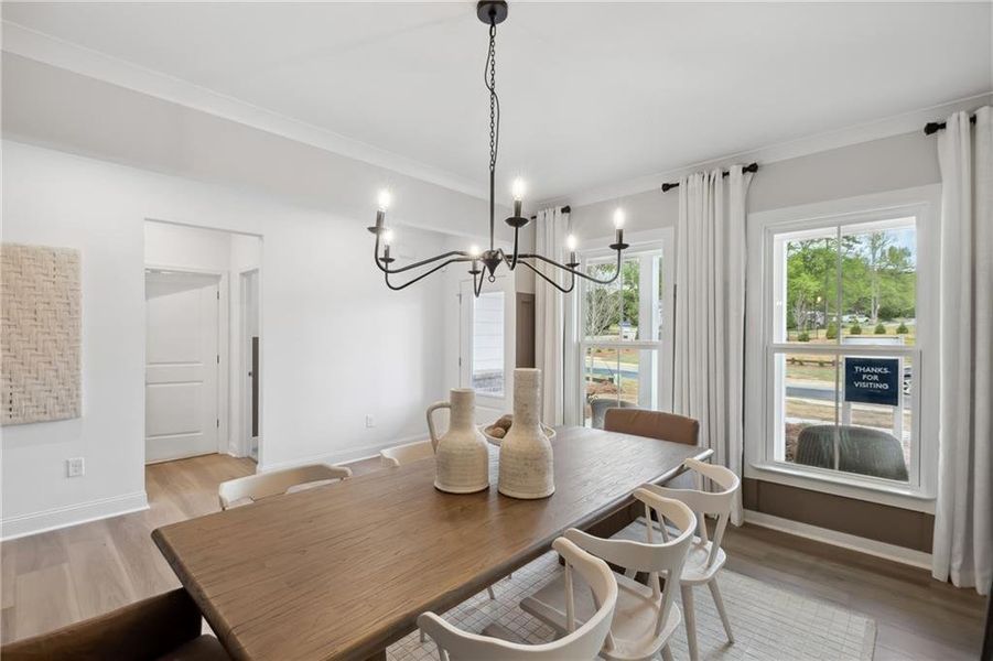 Furnished interior view inside a new home in Hamilton Place, Cartersville (Image 17).