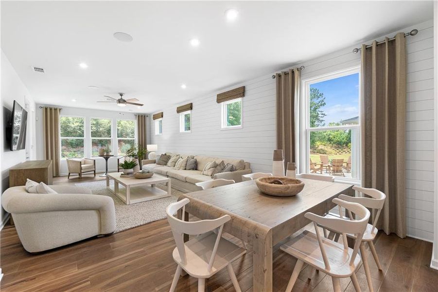 Furnished interior view inside a new home in Del Webb at Lake Oconee, Greensboro (Image 13).
