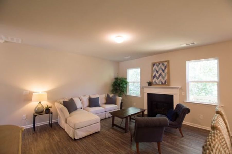 Representative furnished interior of a home built from the Winston by Piedmont Residential in Meadowyn, Cartersville (Image 5). Representative furnished interior of a home built from the Winston by Piedmont Residential in Meadowyn, Cartersville (Image 5).