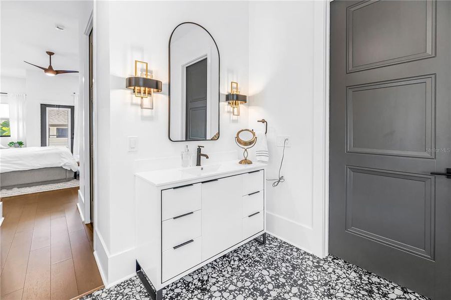 Furnished interior view inside a new home in , St. Petersburg (Image 42).