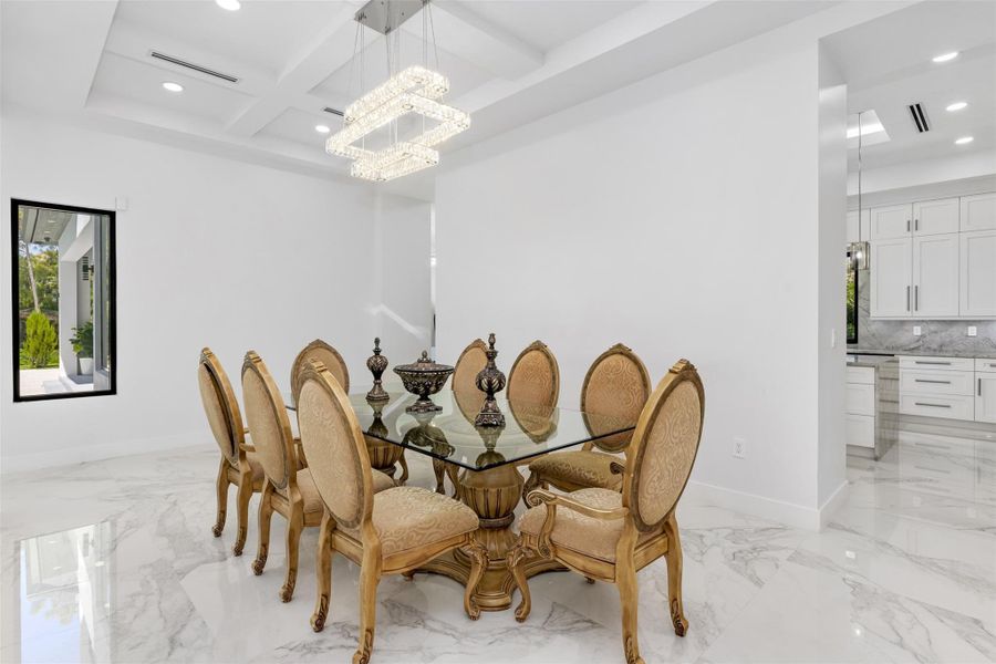 Furnished interior view inside a new home in , Parkland (Image 8).