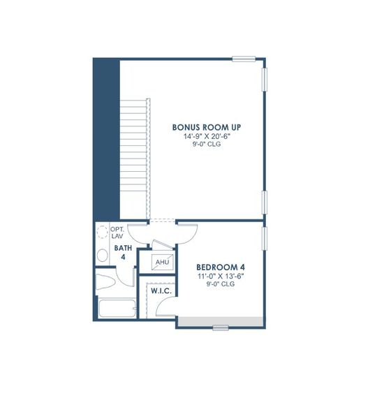 2D floor plan layout for the Cedar Key II by Homes by WestBay in Hawkstone, Lithia, FL (Image 4).