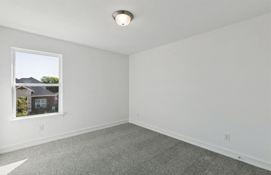 Secondary bedroom with ample closet space