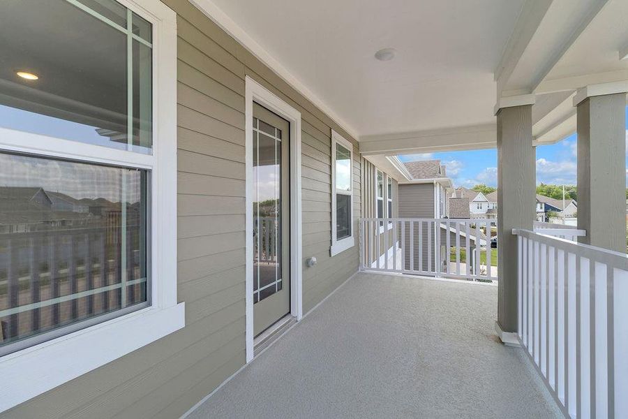 With every detail carefully crafted, this covered balcony is not just an extension of your home; it’s an invitation to embrace life’s simple pleasures.