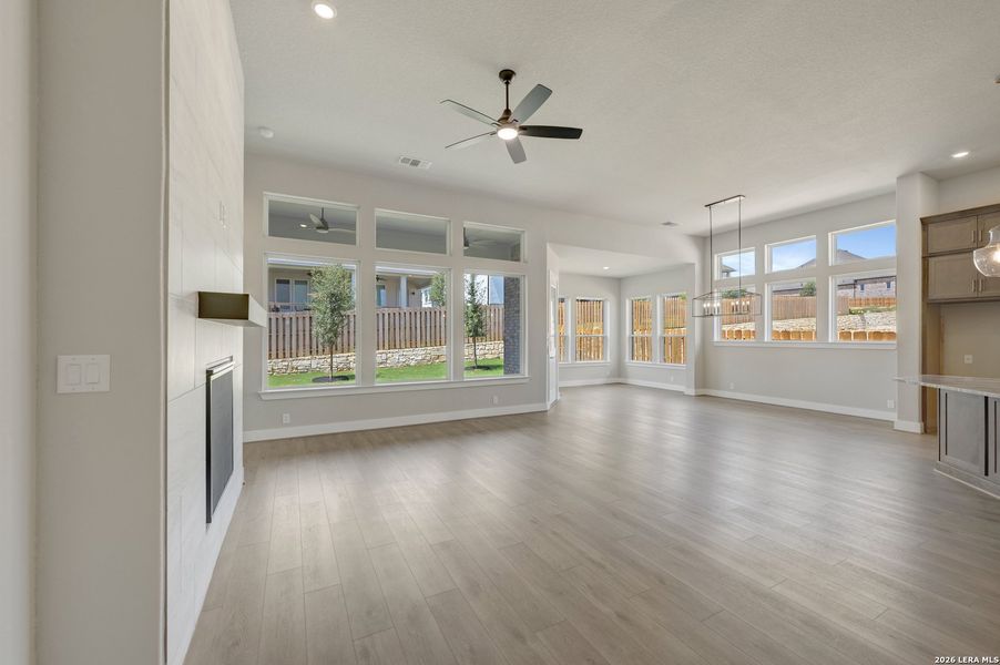 Spacious, unfurnished interior of a new home in Windsong - Legacy Series, Boerne (Image 62). Spacious, unfurnished interior of a new home in Windsong - Legacy Series, Boerne (Image 62).