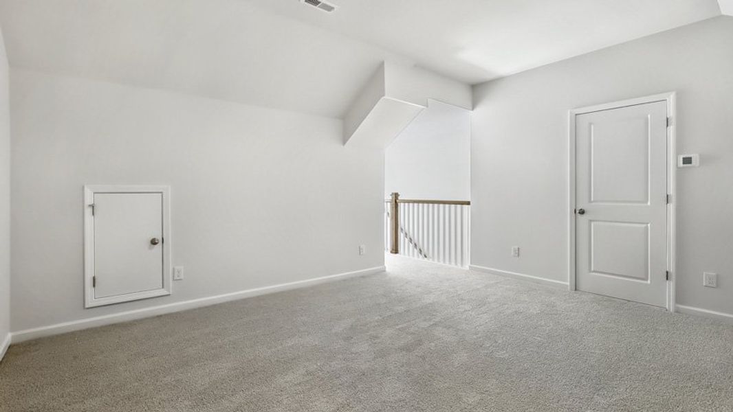 Representative unfurnished interior of a home built from the Gavin by D.R. Horton in Horton Park, Apex (Image 24).