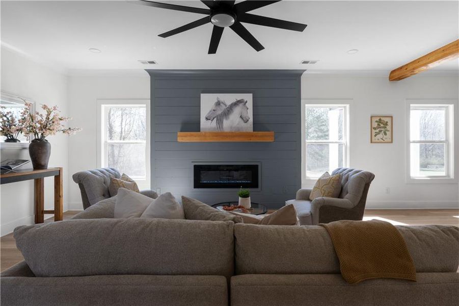 Furnished interior view inside a new home in , Social Circle (Image 42).