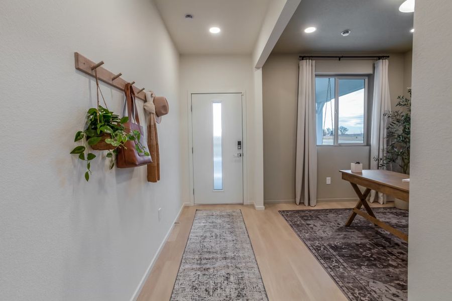 Representative furnished interior of a home built from the Oakley by Hartford Homes in Trailside Story Collection - Single Family Homes, Timnath (Image 19).