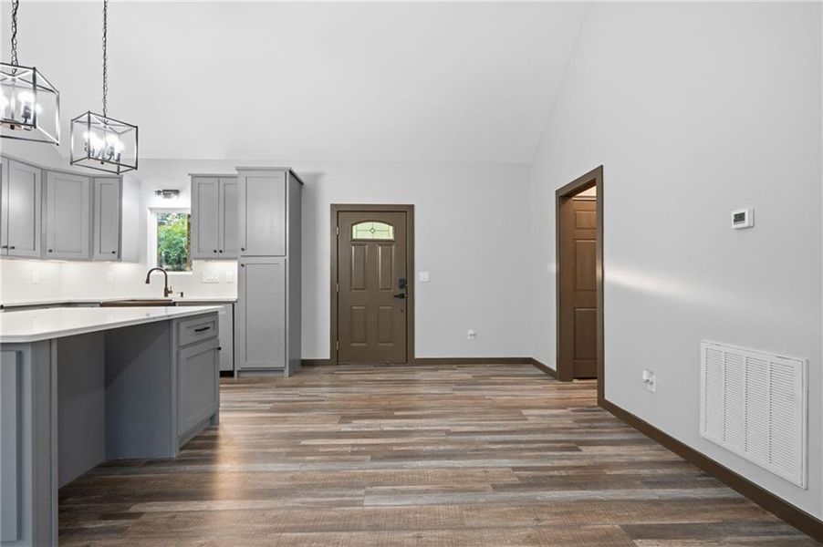 Spacious, unfurnished interior of a new home in , Talking Rock (Image 13). Spacious, unfurnished interior of a new home in , Talking Rock (Image 13).