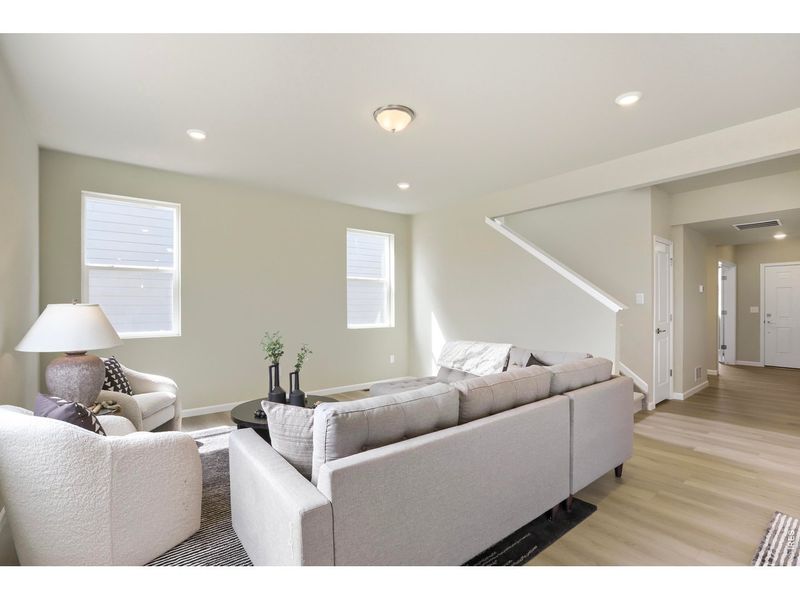 Furnished interior view inside a new home in Country Club Reserve, Fort Collins (Image 25).