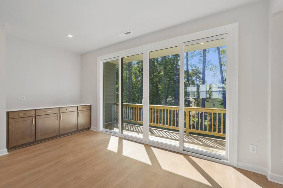 Representative unfurnished interior of a home built from the Kinston by Tri Pointe Homes in Elm Park, Raleigh (Image 12).