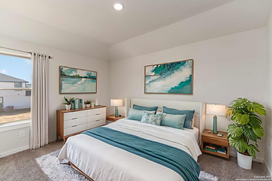 Furnished interior view inside a new home in Hickory Ridge, Elmendorf (Image 6). Furnished interior view inside a new home in Hickory Ridge, Elmendorf (Image 6).