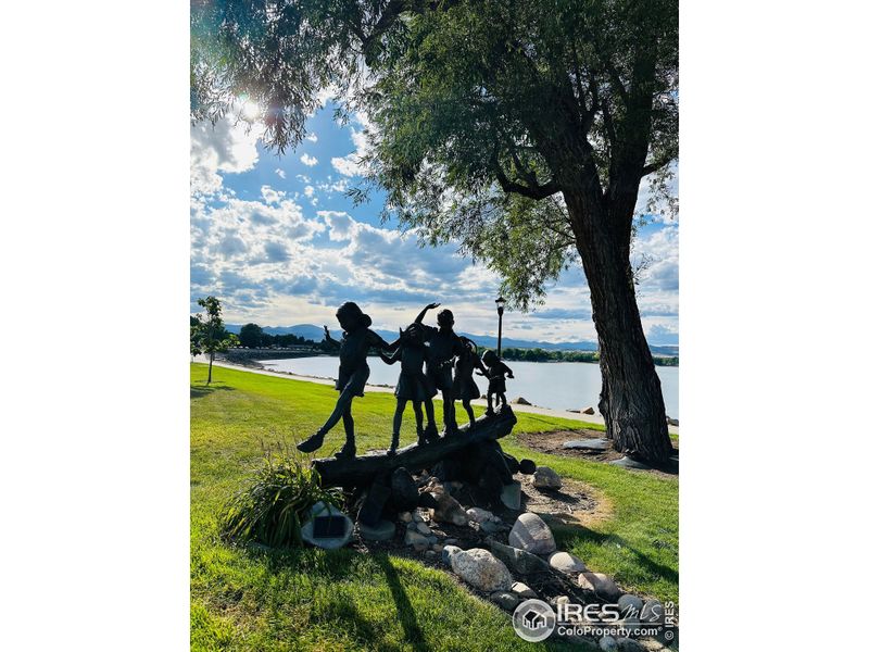 Lake Loveland and Sculptures