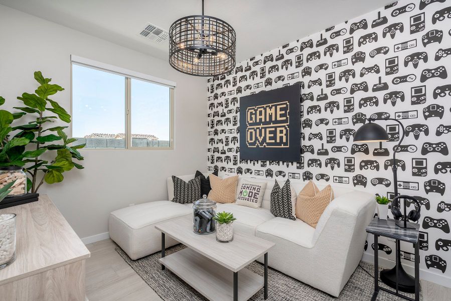 Furnished interior view inside a new home in Estrella, Goodyear (Image 10).