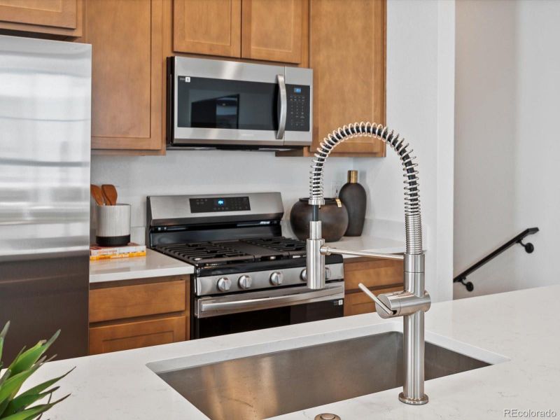 Close-up of interior finishes inside a home in The Hub at Virginia Village, Denver (Image 16).