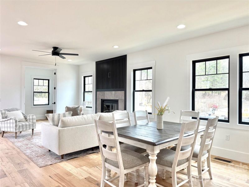 Furnished interior view inside a new home in , Hendersonville (Image 6).
