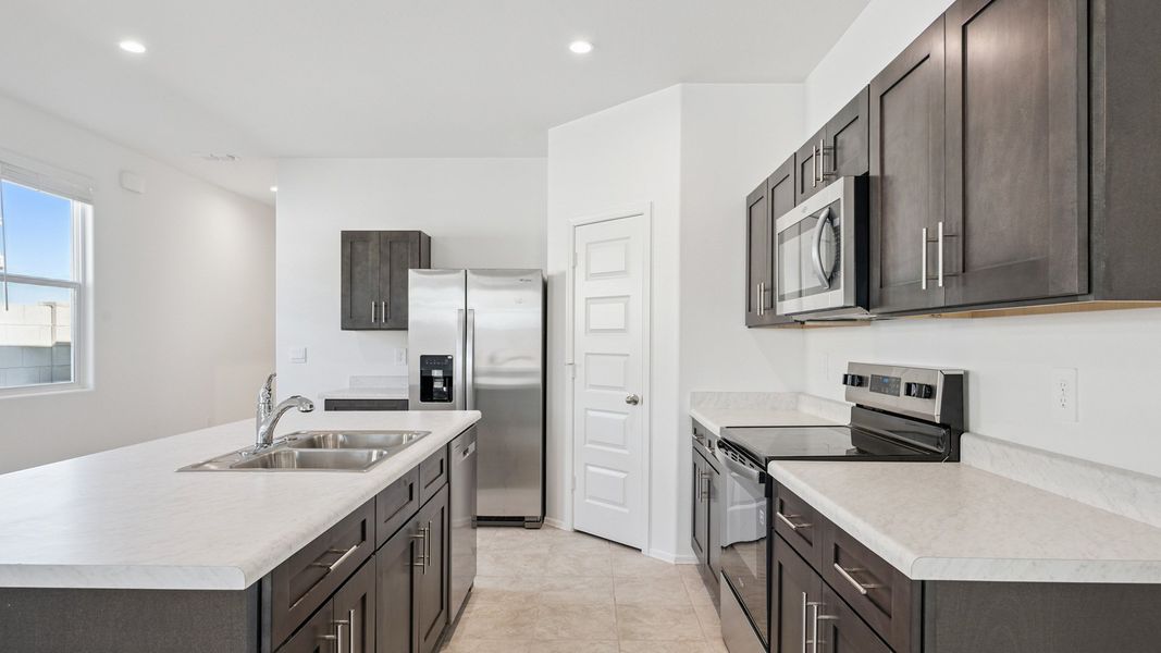 Representative furnished interior of a home built from the Harper by D.R. Horton in Elena Trails, Maricopa (Image 9). Representative furnished interior of a home built from the Harper by D.R. Horton in Elena Trails, Maricopa (Image 9).