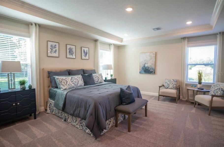 Model home - actual features may vary.