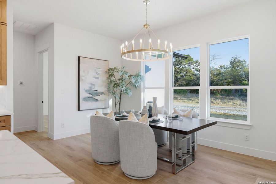 Furnished interior view inside a new home in , Bulverde (Image 5).