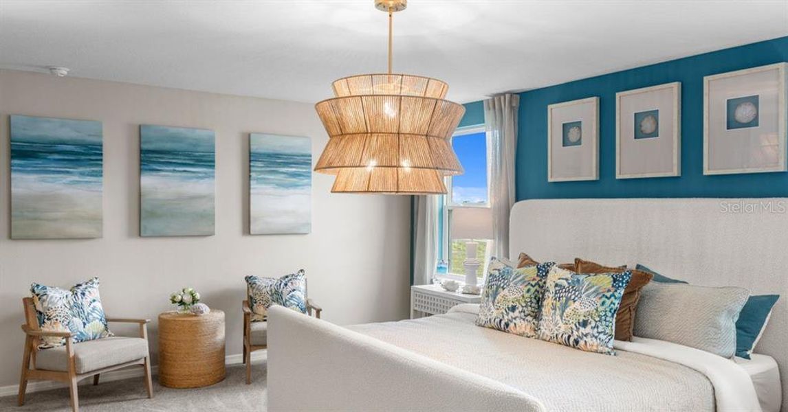 Furnished interior view inside a new home in Oakfield Trails, Parrish (Image 33).