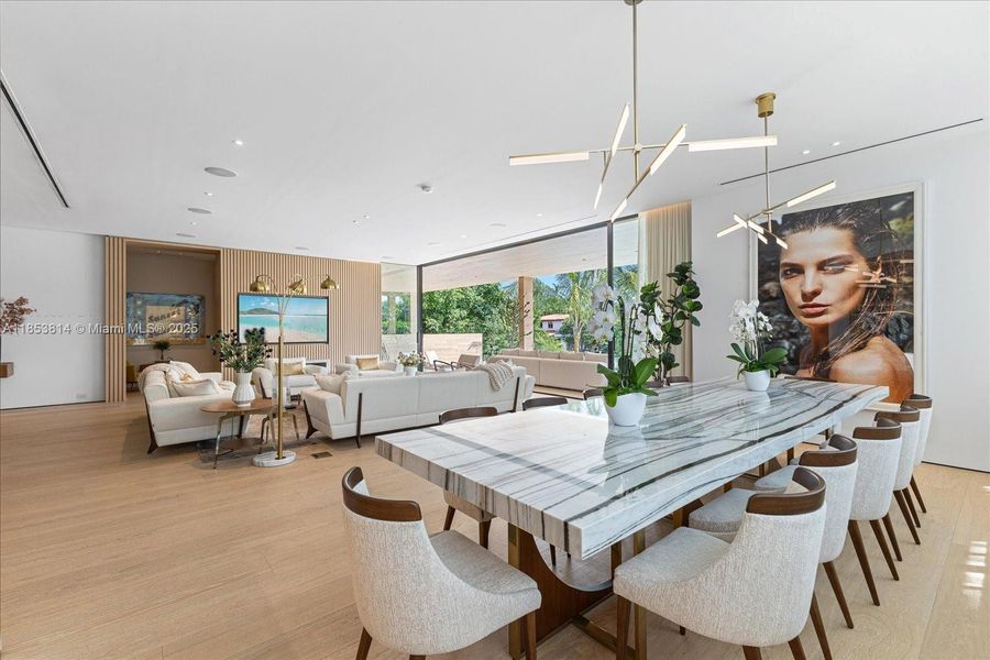 Furnished interior view inside a new home in , Miami Beach (Image 4). Furnished interior view inside a new home in , Miami Beach (Image 4).