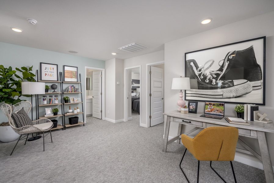 Furnished interior view inside a new home in Estrella, Goodyear (Image 7).