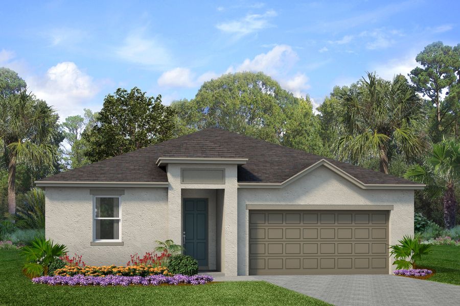 Representative exterior photo of a completed home built from the Aspire by Park Square Residential in Tarpon Bay, Haines City, FL (Image 2). Representative exterior photo of a completed home built from the Aspire by Park Square Residential in Tarpon Bay, Haines City, FL (Image 2).