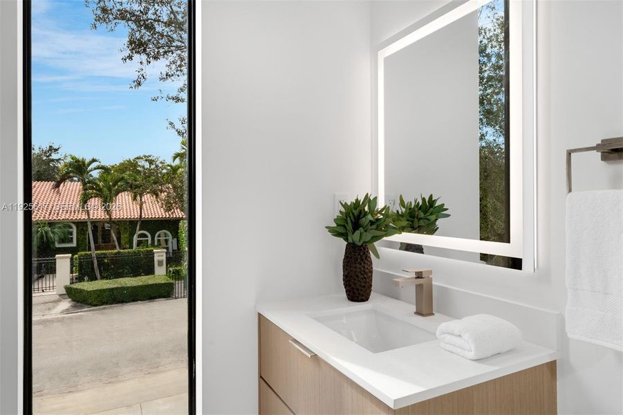 Close-up of interior finishes inside a home in , Miami (Image 15).