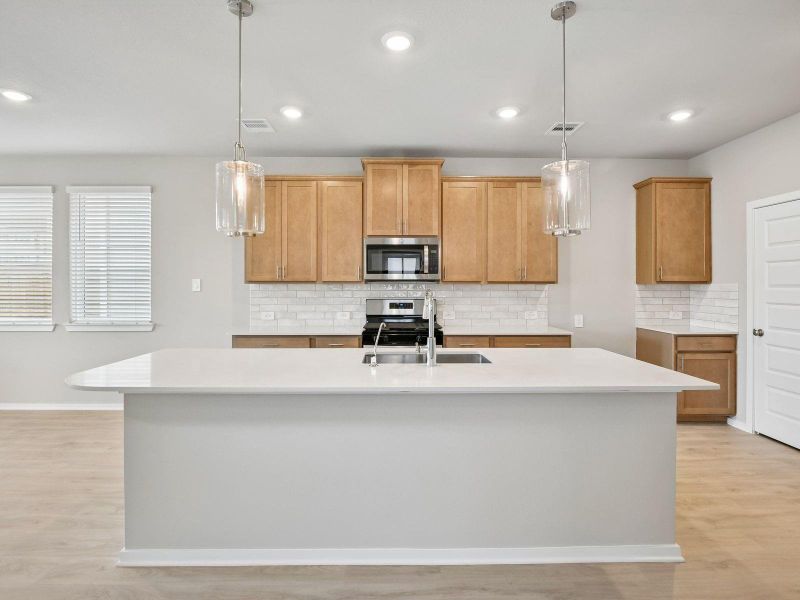 Furnished interior view inside a new home in Parkway Commons - City Series, Missouri City (Image 27). Furnished interior view inside a new home in Parkway Commons - City Series, Missouri City (Image 27).