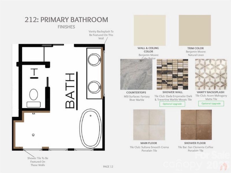 Sample of building materials used in homes in , Mill Spring (Image 15).