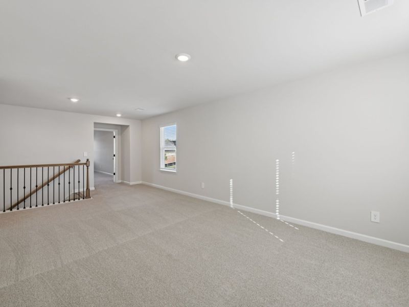 The Taylorsville floorplan with the Divine White interior package.