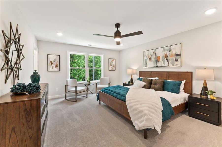Furnished interior view inside a new home in Wilkins Walk, Mableton (Image 9).
