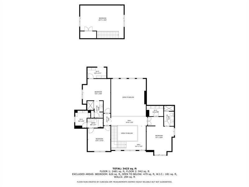 2D floor plan layout of this home in , Roswell, GA (Image 5).