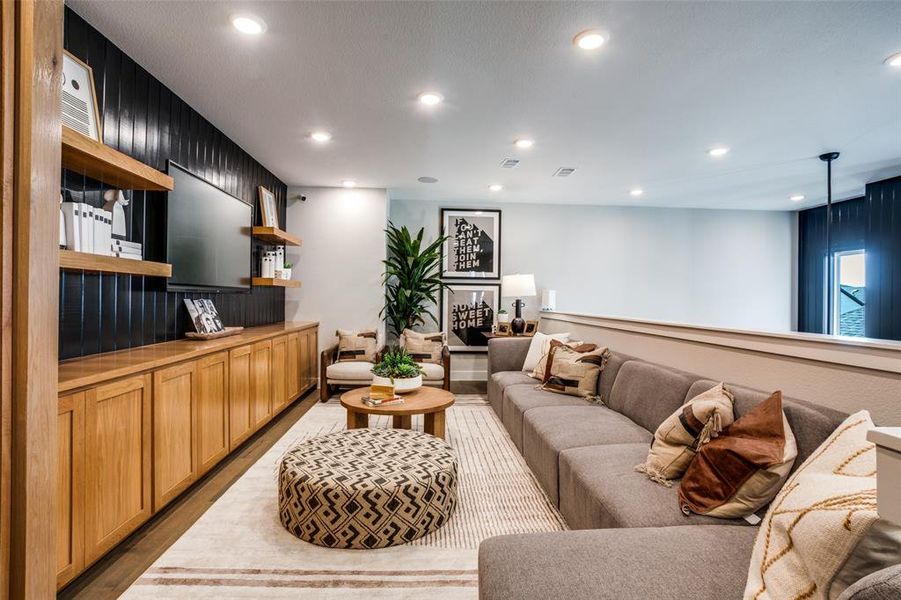 Furnished interior view inside a new home in Fields, Frisco (Image 12). Furnished interior view inside a new home in Fields, Frisco (Image 12).