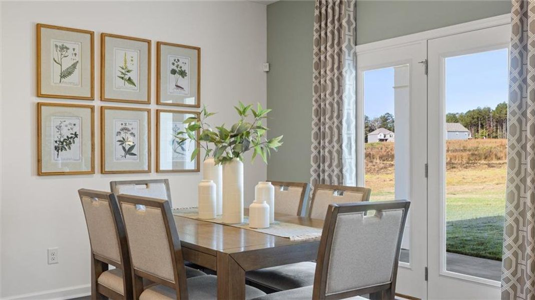 Furnished interior view inside a new home in Jackson Landing, Jefferson (Image 8).